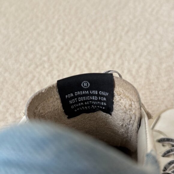 Golden Goose_  Hi Star Sneakers with Additional Lace Accessory - Picture 9 of 11